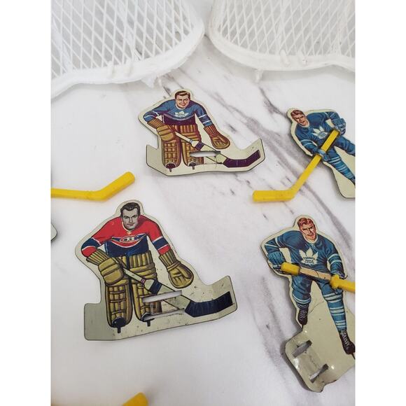 Vintage Eagle Toys NHL Metal Tin Replacement Hockey Players‎ Toronto Vs Montreal - Picture 5 of 10